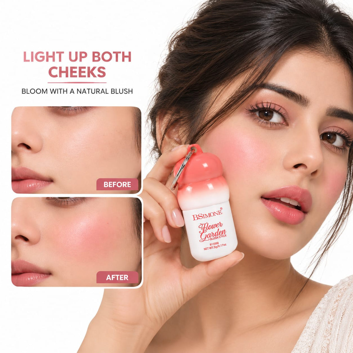 BSIMONE Flower Garden Blush Stick, 5g