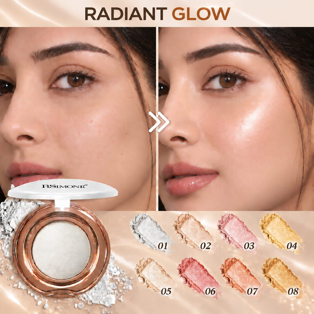 BSIMONE Shimmer Eyeshadow Highlighter