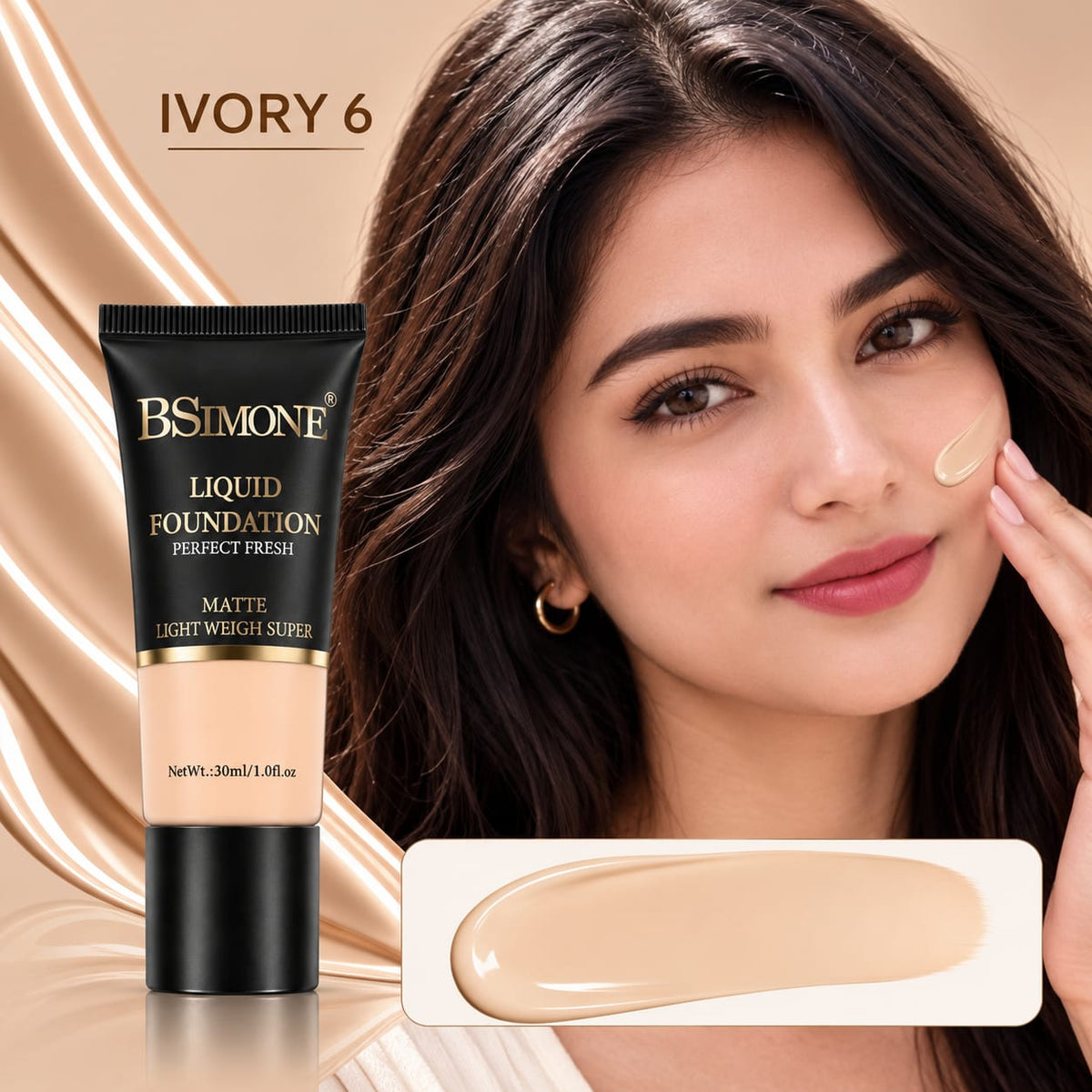 BSIMONE Matte Liquid Foundation 30ml