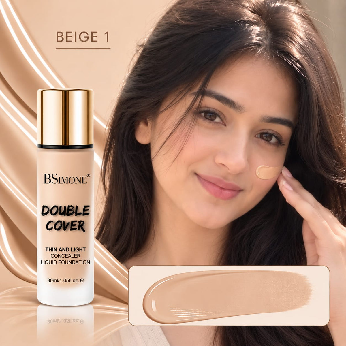 BSIMONE Double Cover Liquid Foundation 30ml