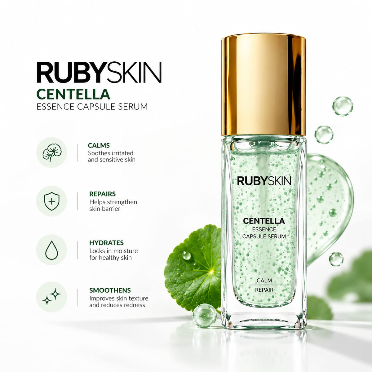 RubySkin Centella Capsule Serum 30ml