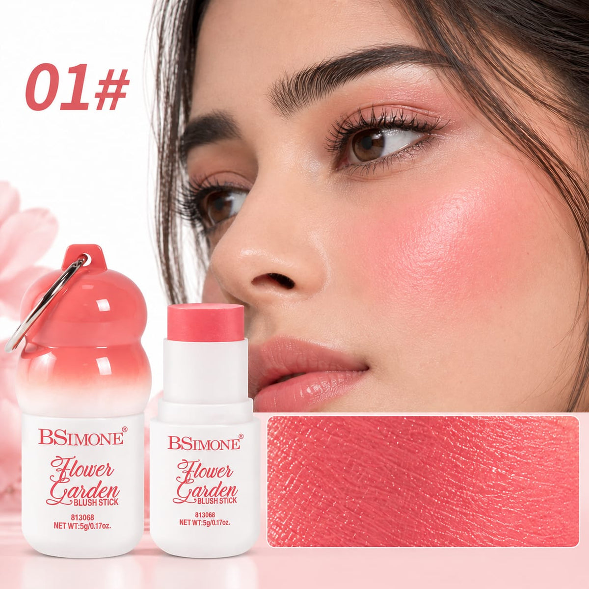 BSIMONE Flower Garden Blush Stick, 5g