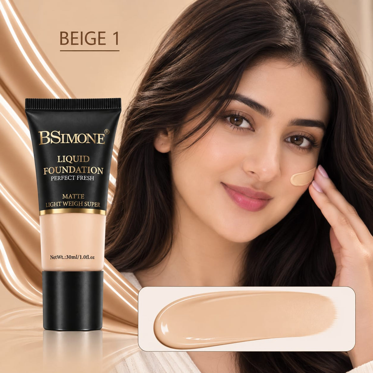 BSIMONE Matte Liquid Foundation 30ml