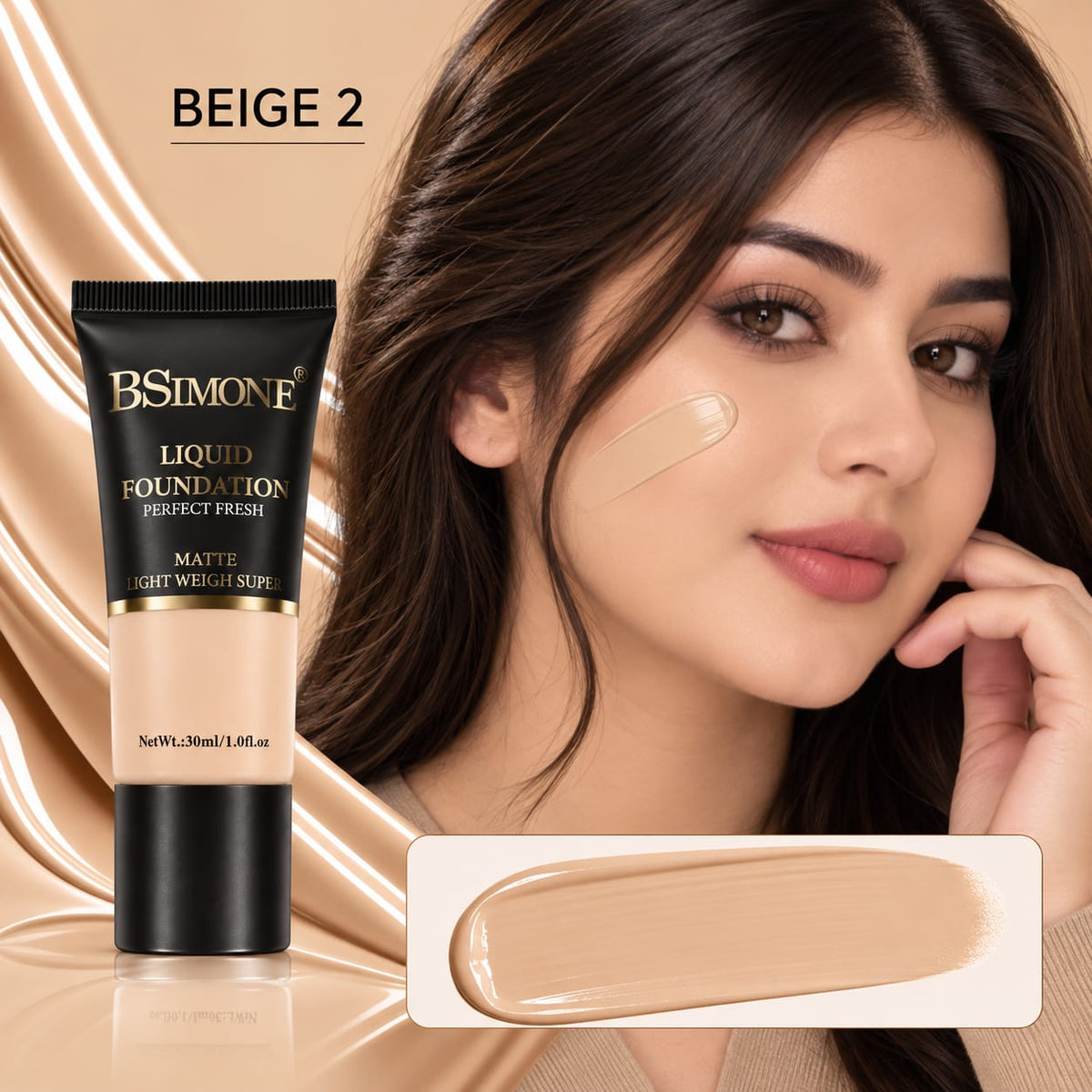 BSIMONE Matte Liquid Foundation 30ml