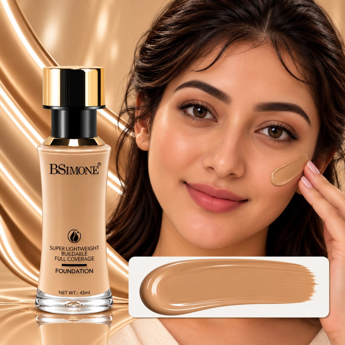 BSIMONE Full Coverage Foundation 45ml