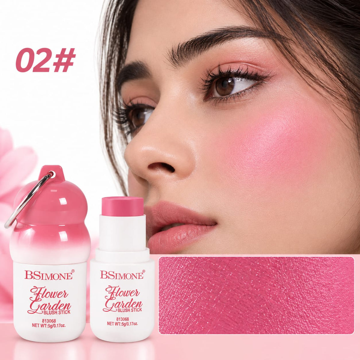 BSIMONE Flower Garden Blush Stick, 5g