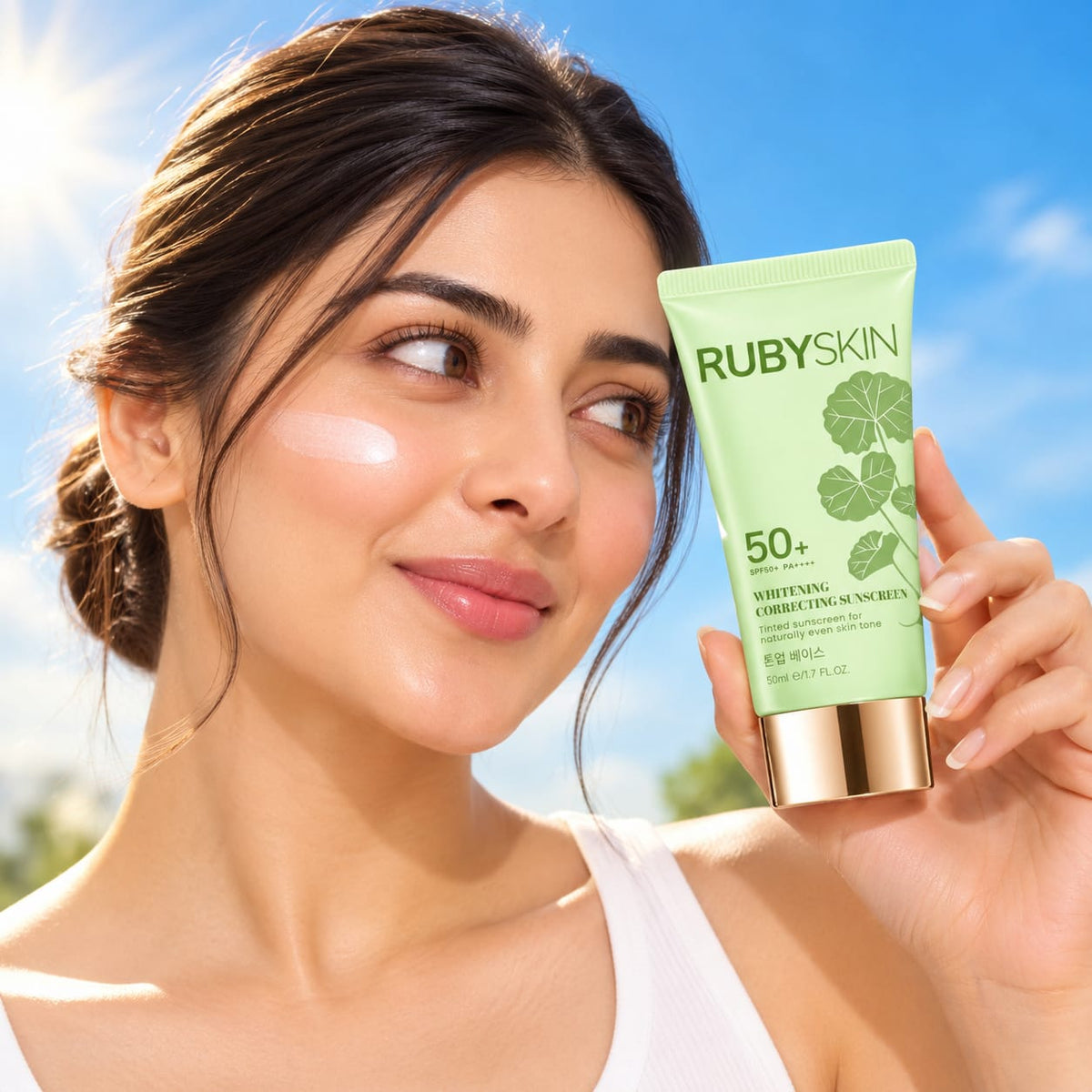 RubySkin SPF 50+ Tone Correcting Sunscreen 50ml