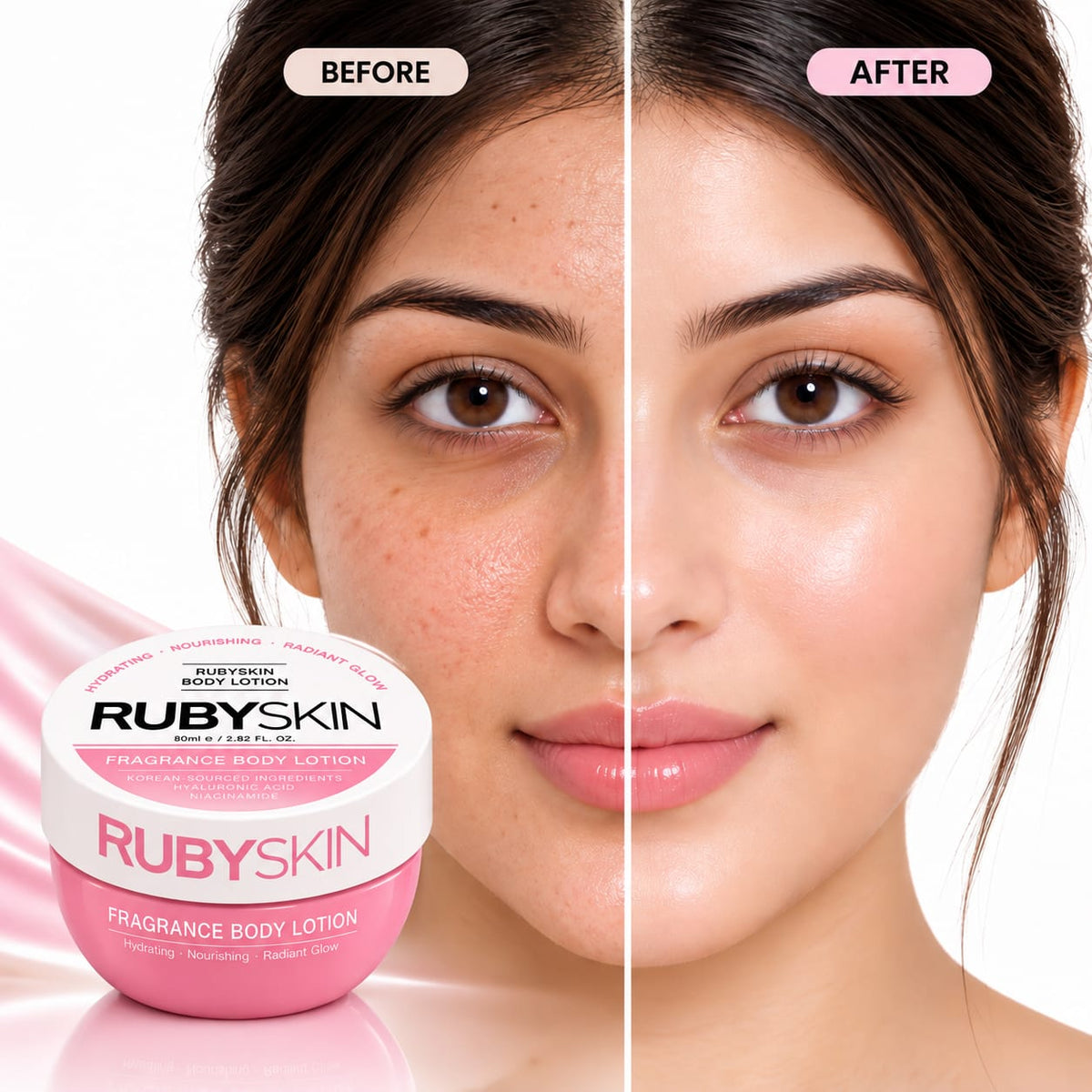 RubySkin Hydrating Fragrance Body Lotion 80ml
