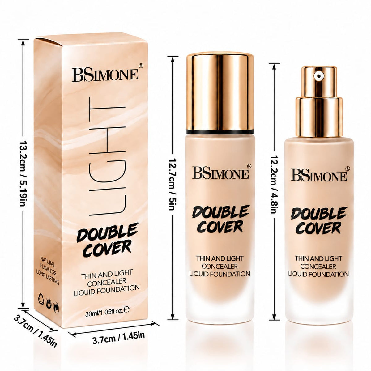 BSIMONE Double Cover Liquid Foundation 30ml
