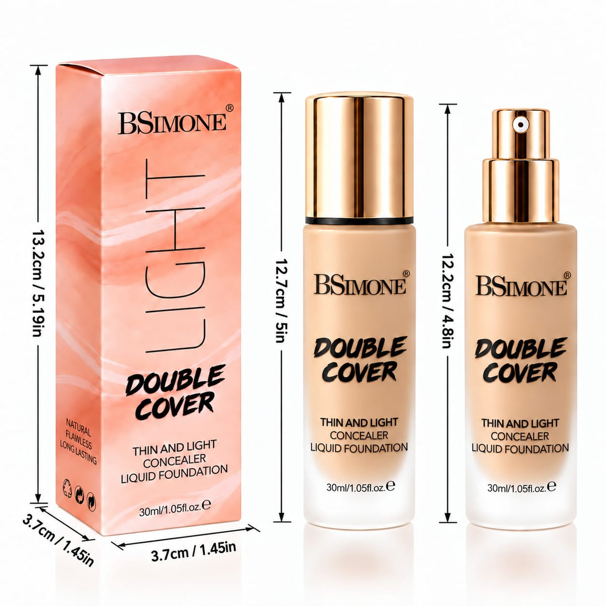 BSIMONE Double Cover Liquid Foundation 30ml
