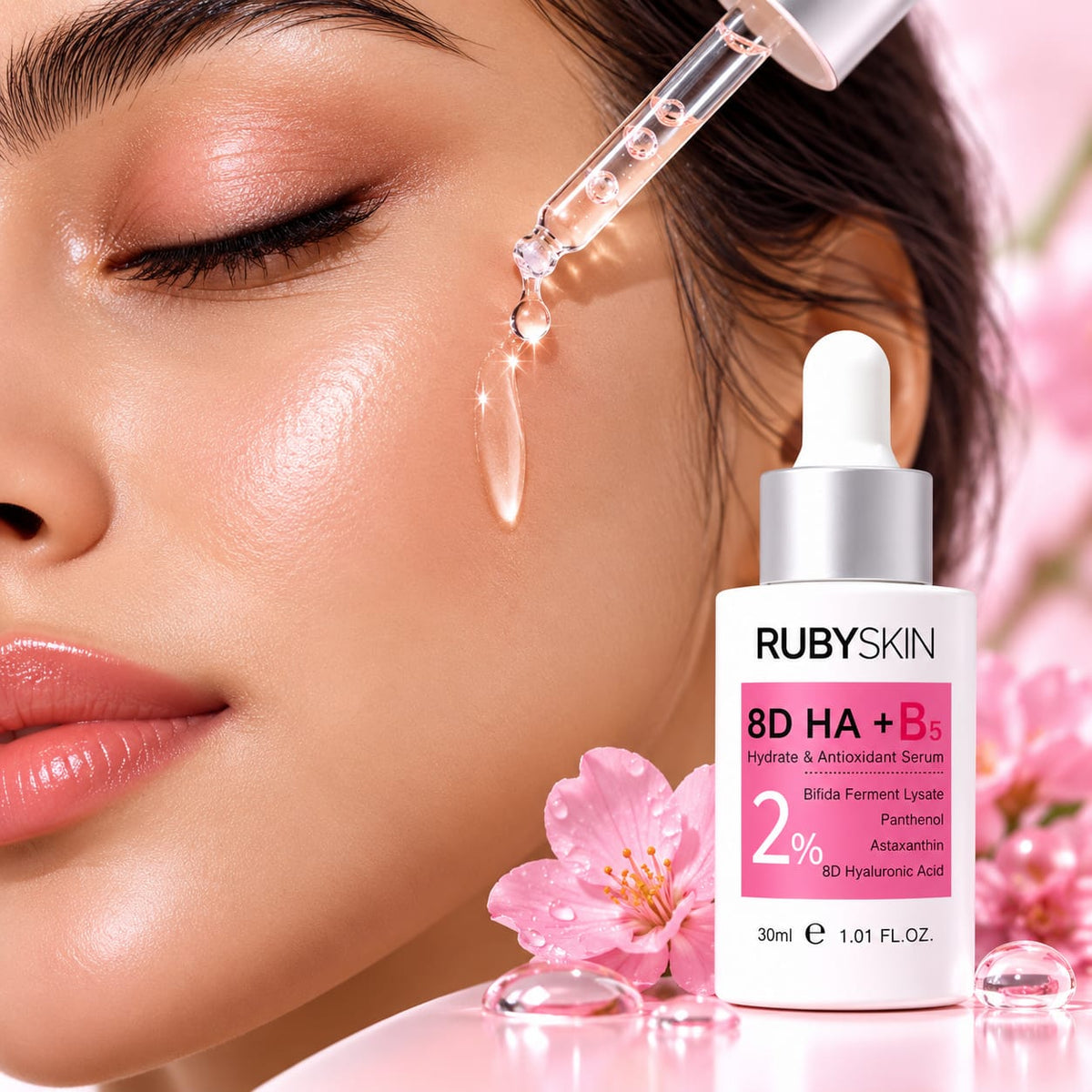 RubySkin 8D Hyaluronic Acid B5 Serum 30ml