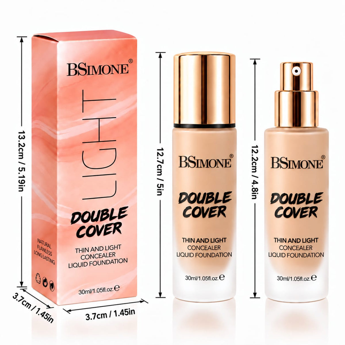 BSIMONE Double Cover Liquid Foundation 30ml