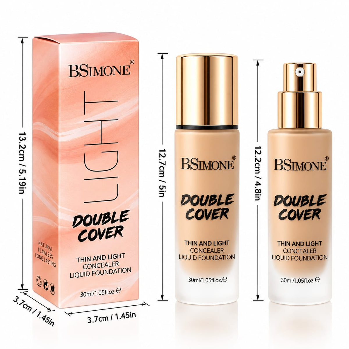 BSIMONE Double Cover Liquid Foundation 30ml
