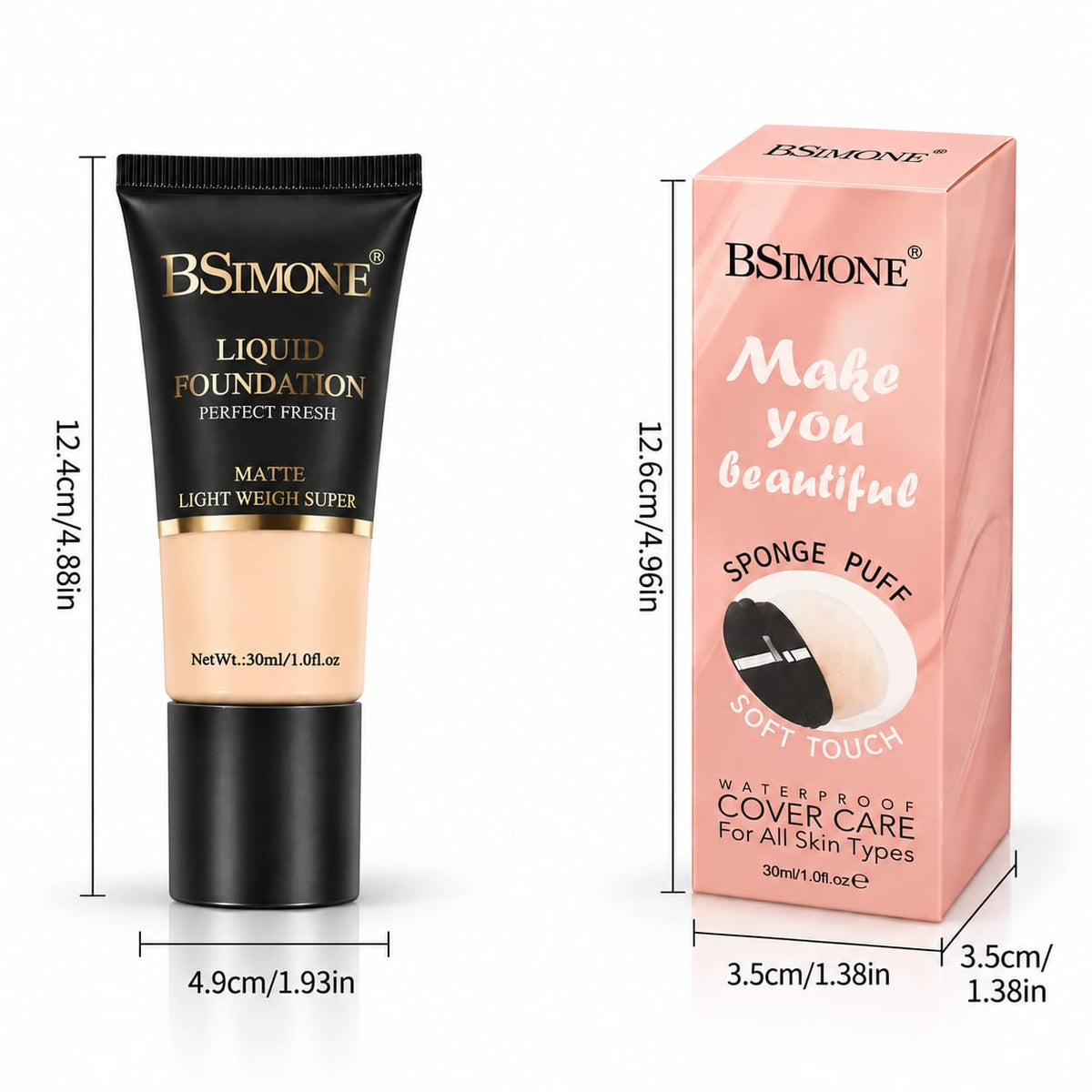 BSIMONE Matte Liquid Foundation 30ml