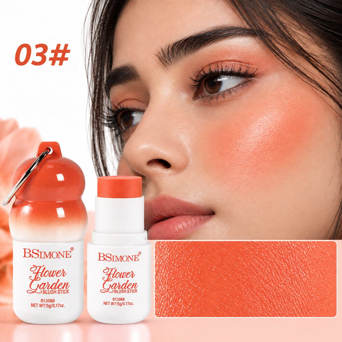 BSIMONE Flower Garden Blush Stick, 5g
