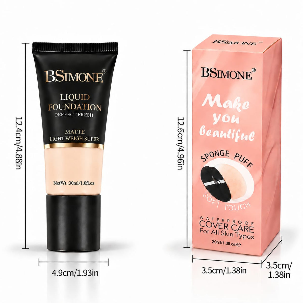 BSIMONE Matte Liquid Foundation 30ml