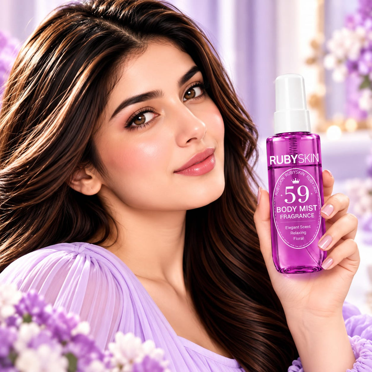RubySkin 59 Floral Body Mist