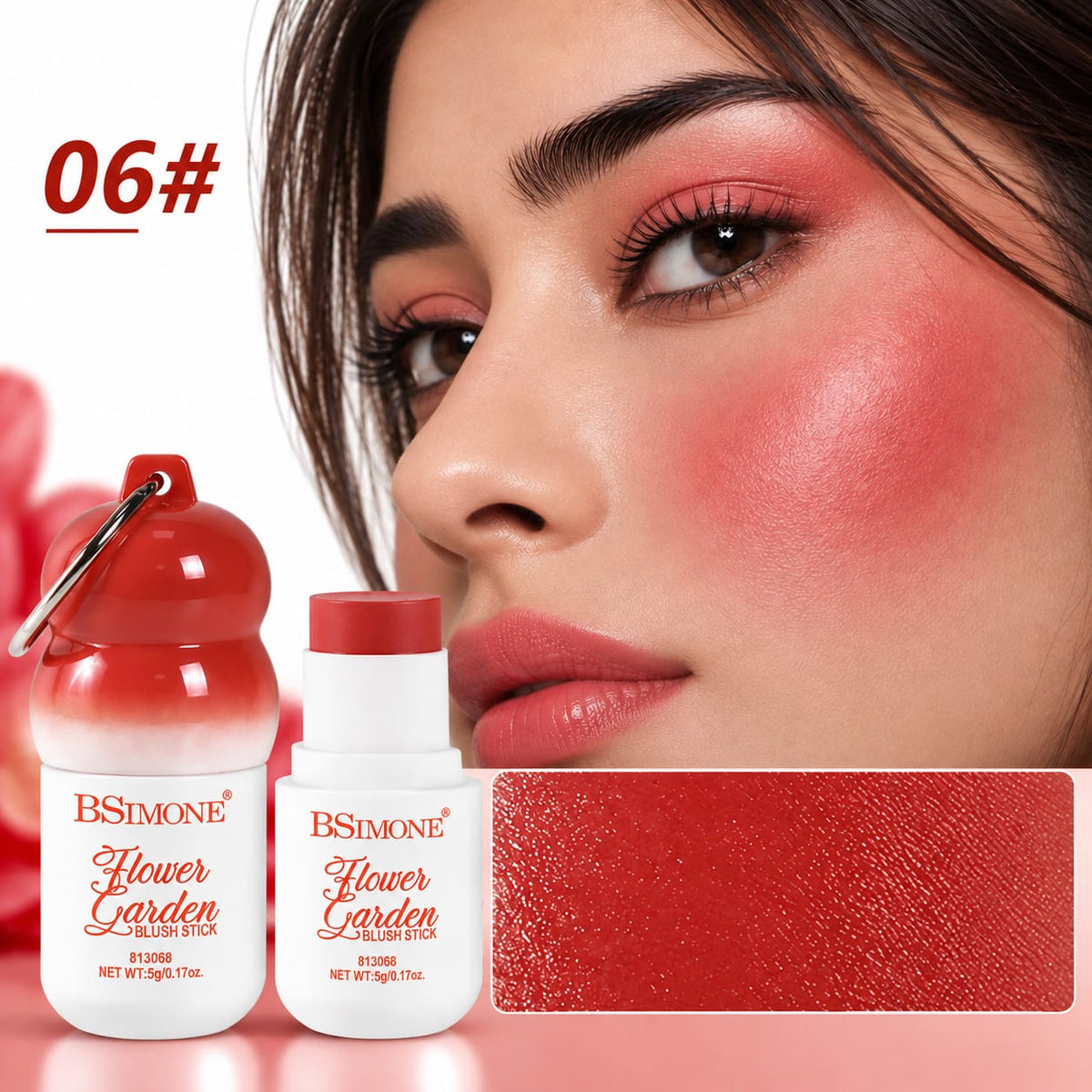 BSIMONE Flower Garden Blush Stick, 5g